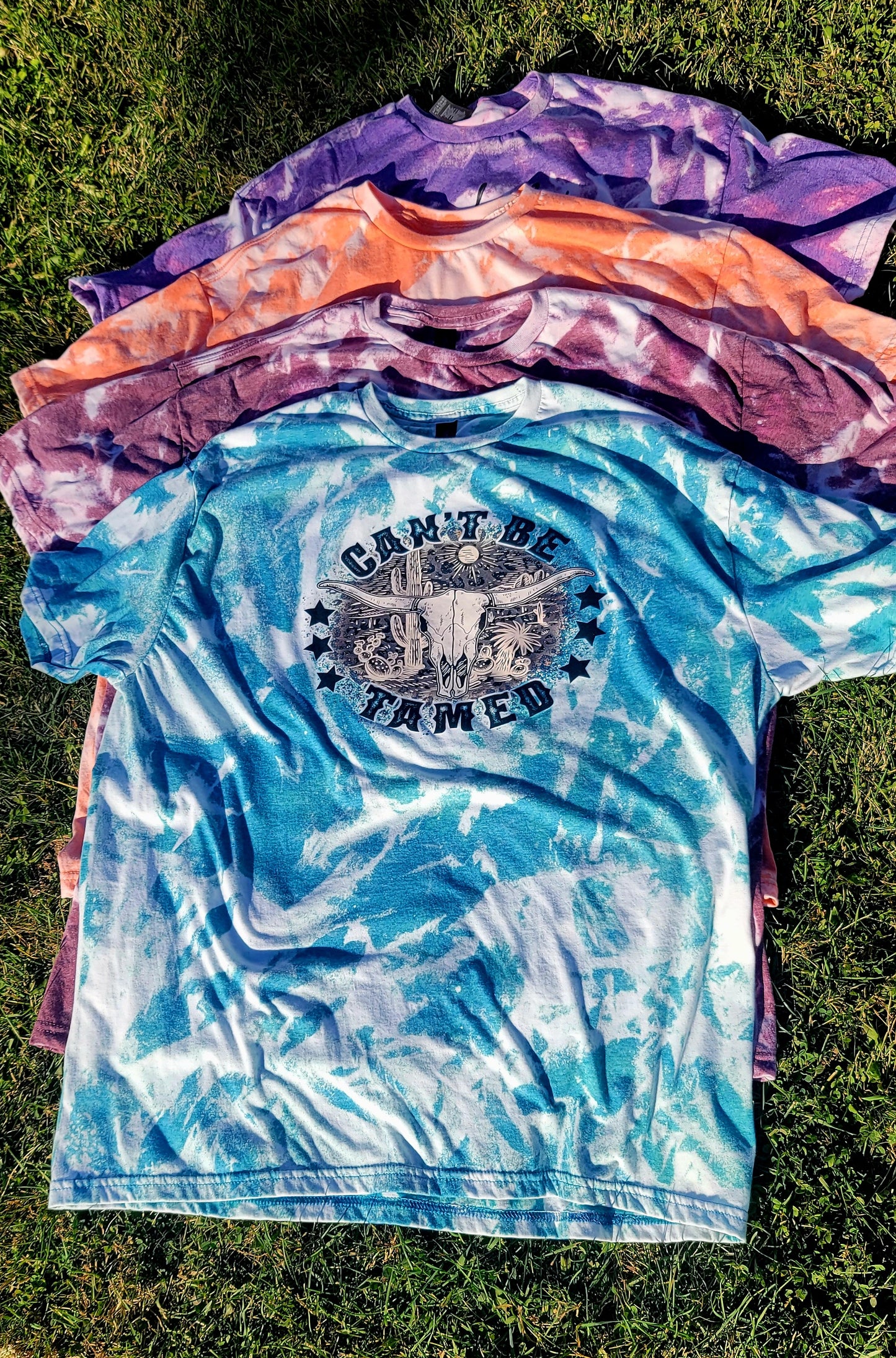 Bleached Graphic Design Tees