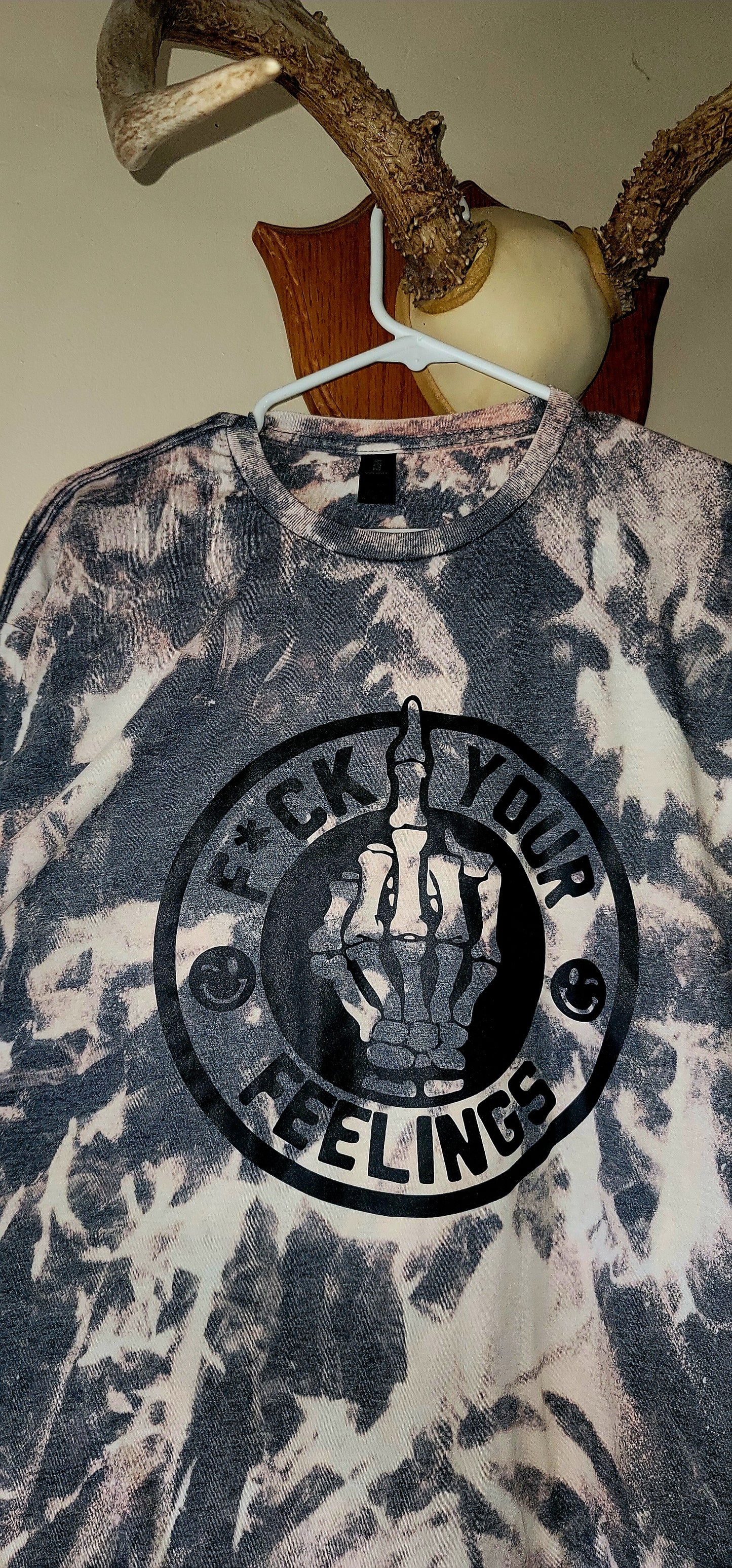 F Your Feelings Bleached Graphic Tee