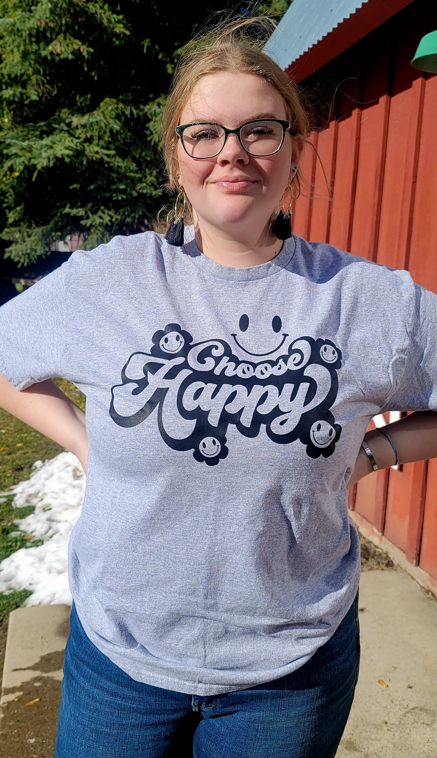 Choose Happy Graphic Tee