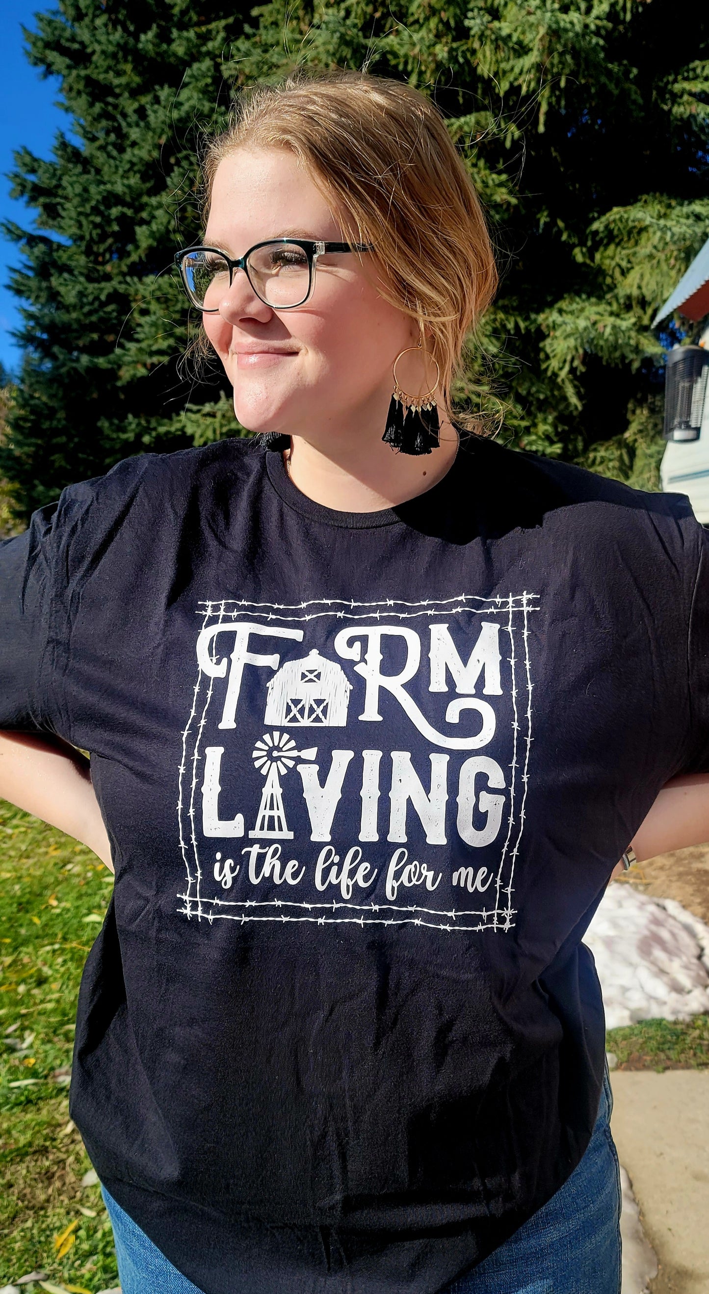 Farm Living Graphic Tee