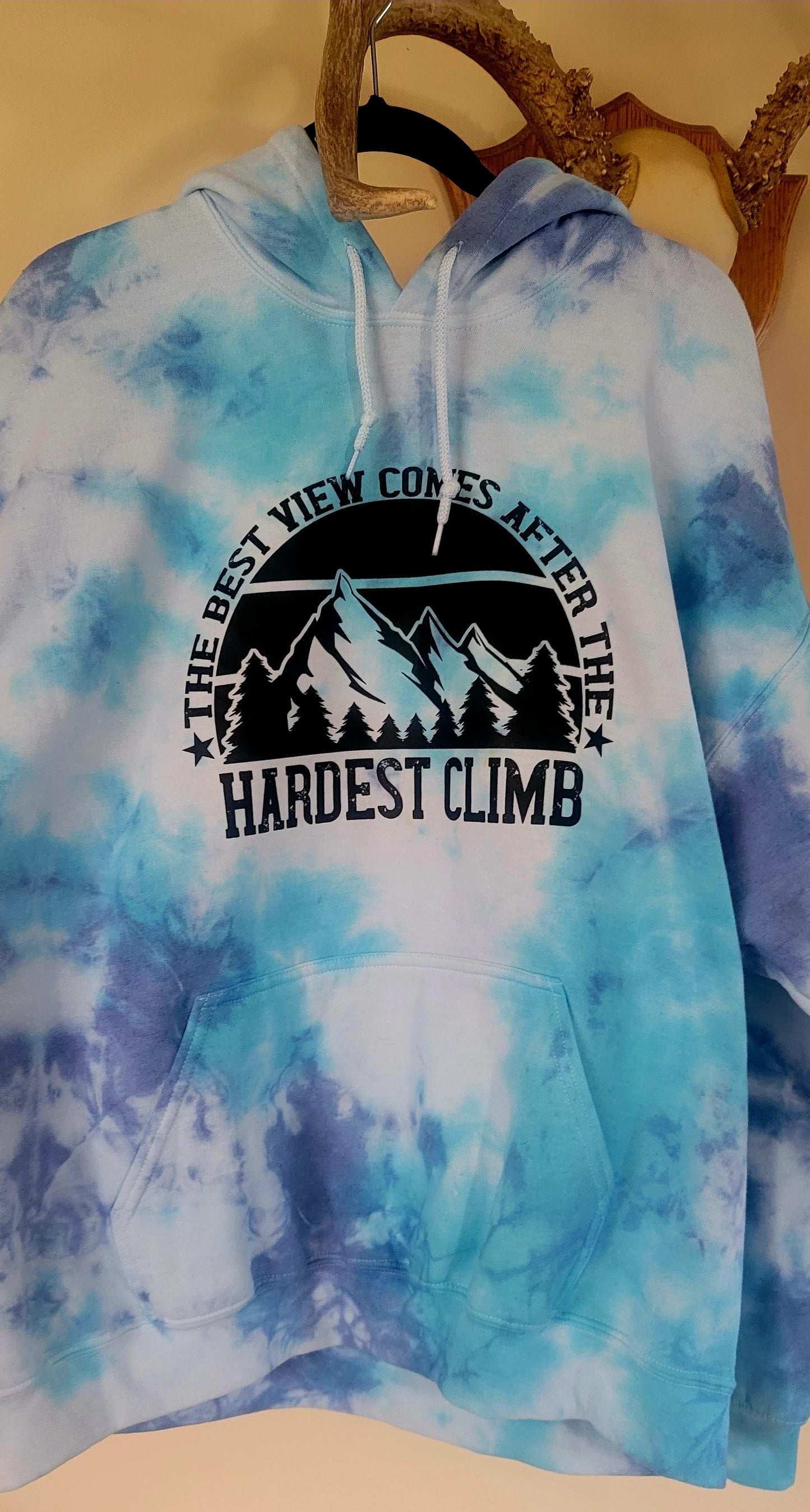 Tie Dyed The Best View Hoodie