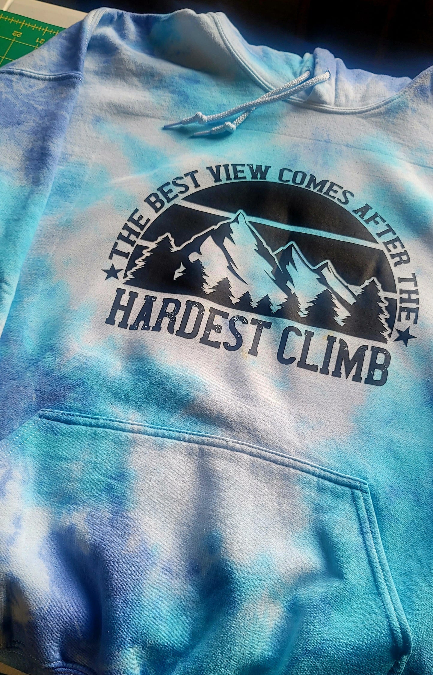 Tie Dyed The Best View Hoodie