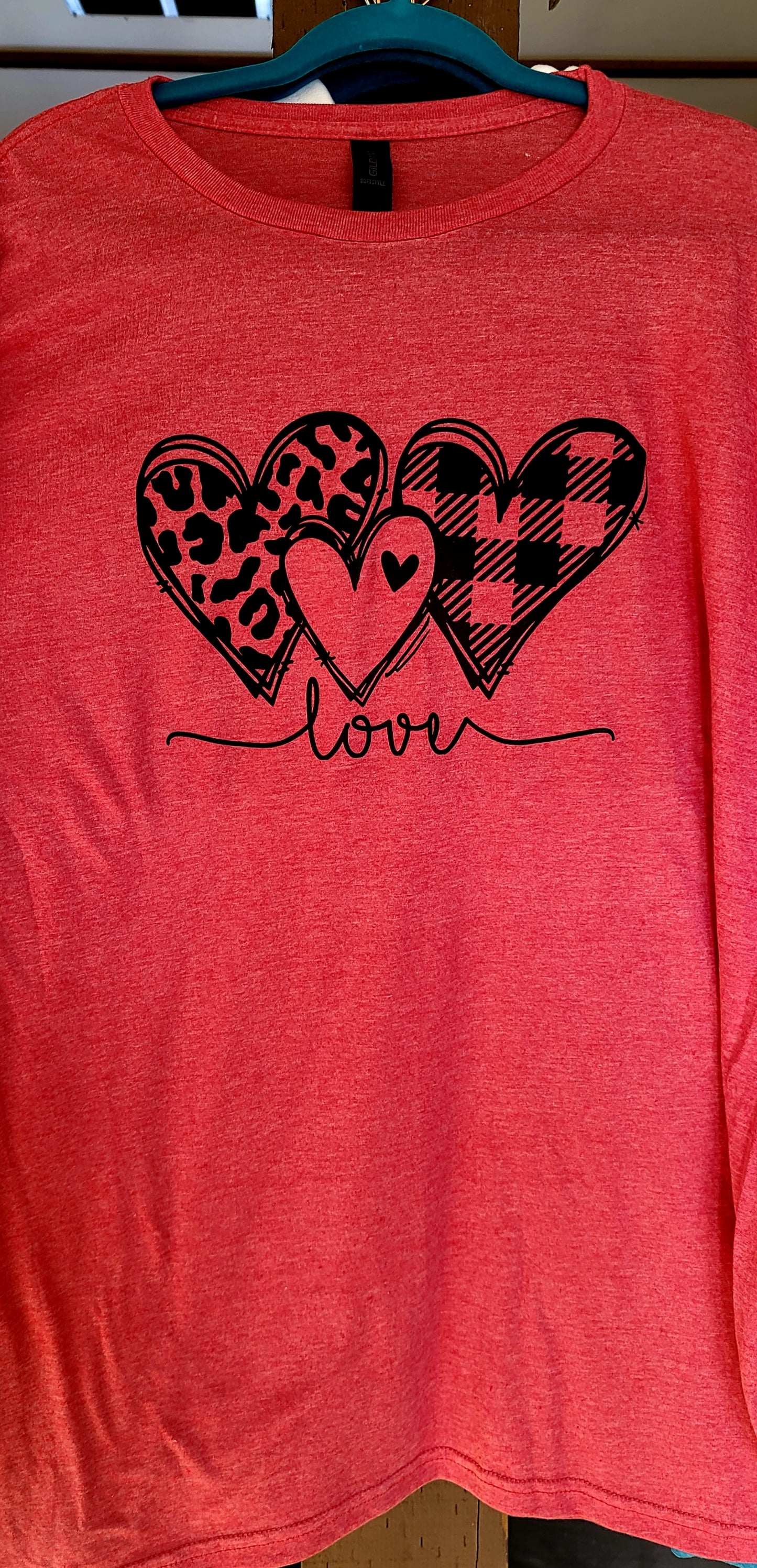 Plaid Love Graphic Tee